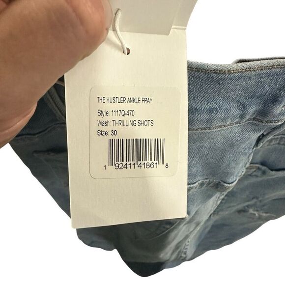 New Mother the Hustler Ankle Fray Jeans 30 Thrilling Shots - Picture 8 of 9